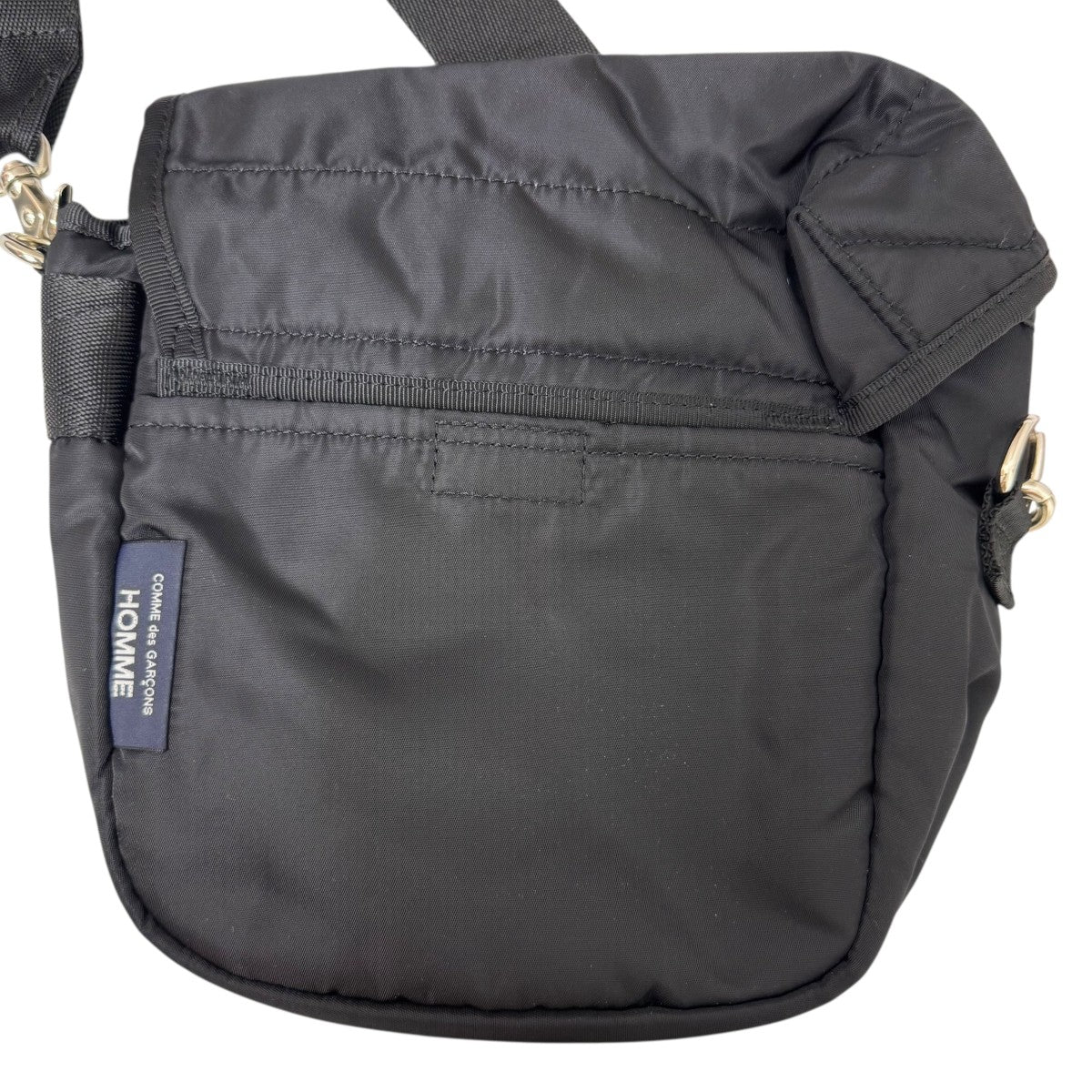 COMME des GARCONS x PORTER ナイロンツイル ショルダーバッグ PORTER ナイロンツイル ショルダーバッグ #BLACK [HO-K202-051