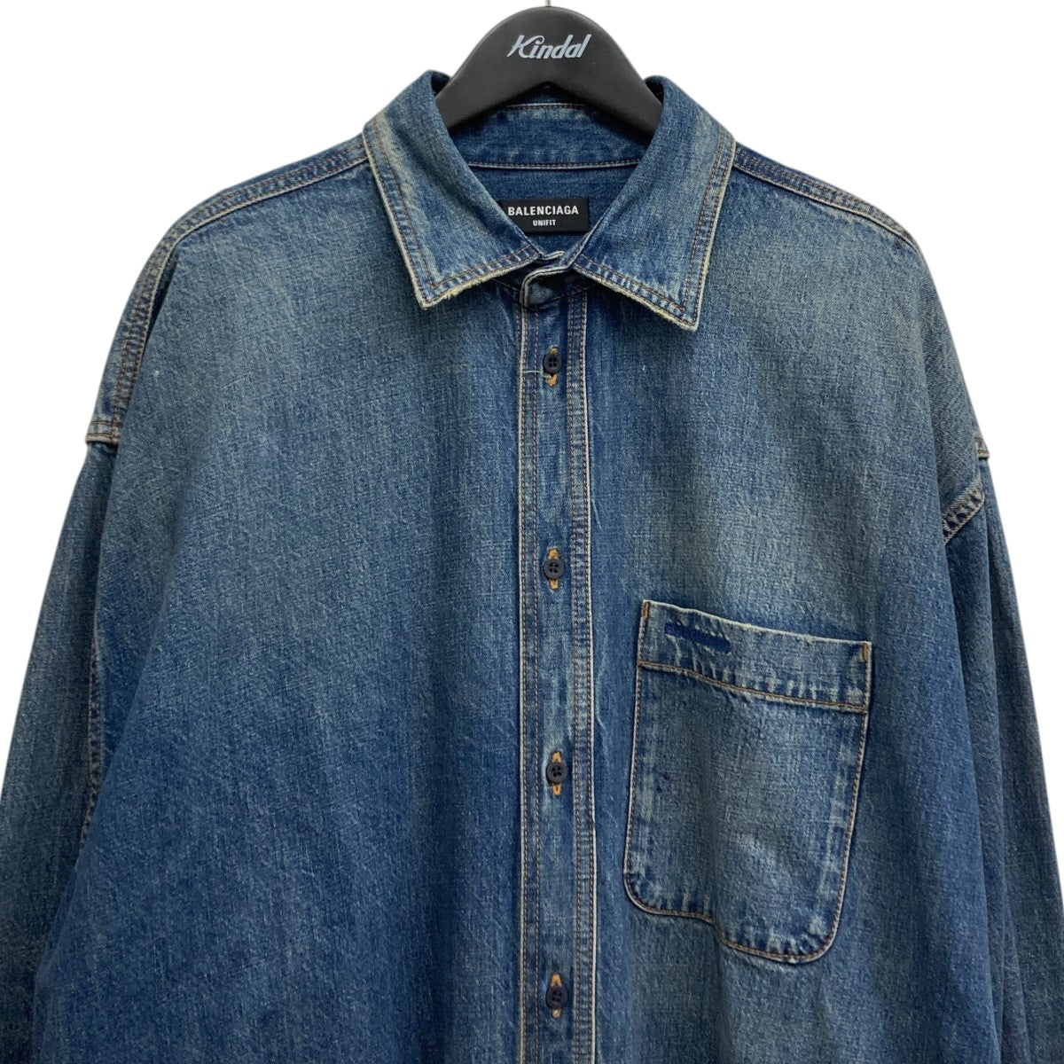 BALENCIAGA】【トップス】バレンシアガ『長袖デニムシャツ