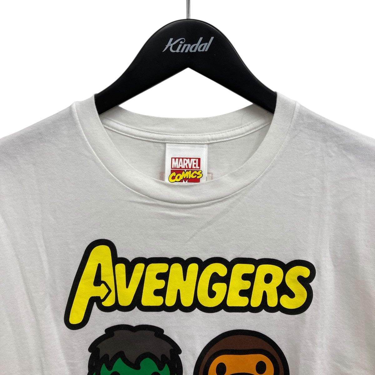 A BATHING APE×MARVEL プリントTシャツ 古着・中古-3枚目のアイテム画像