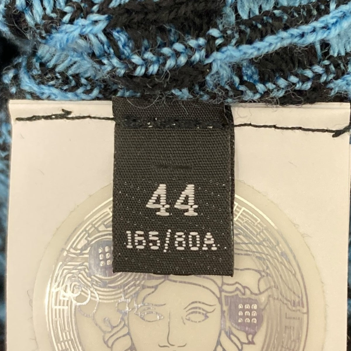 VERSACE(ヴェルサーチ) クルーネックニット 1003621 ブルー