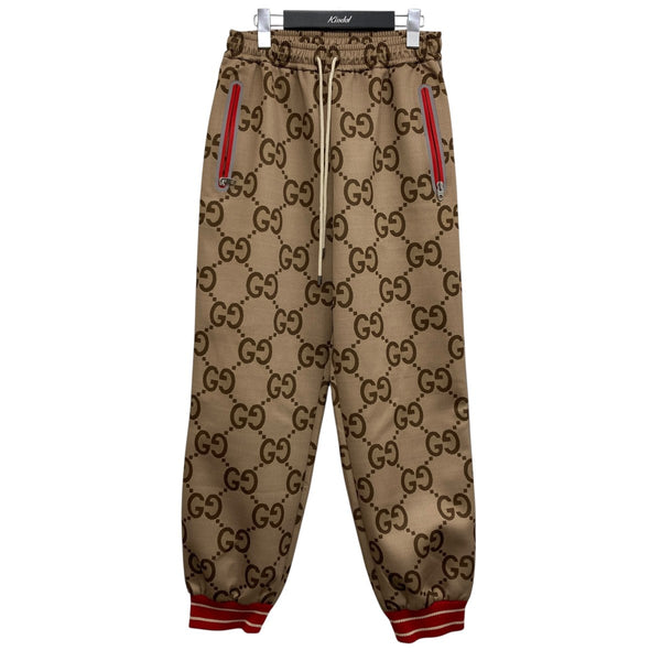 USED★GUCCI★ヘリンボーン柄パンツ★ガウチョパンツ★40★グッチパンツ GUCCI（グッチ） Embroidered Velvet Pants ラインストーン装飾 ベロア