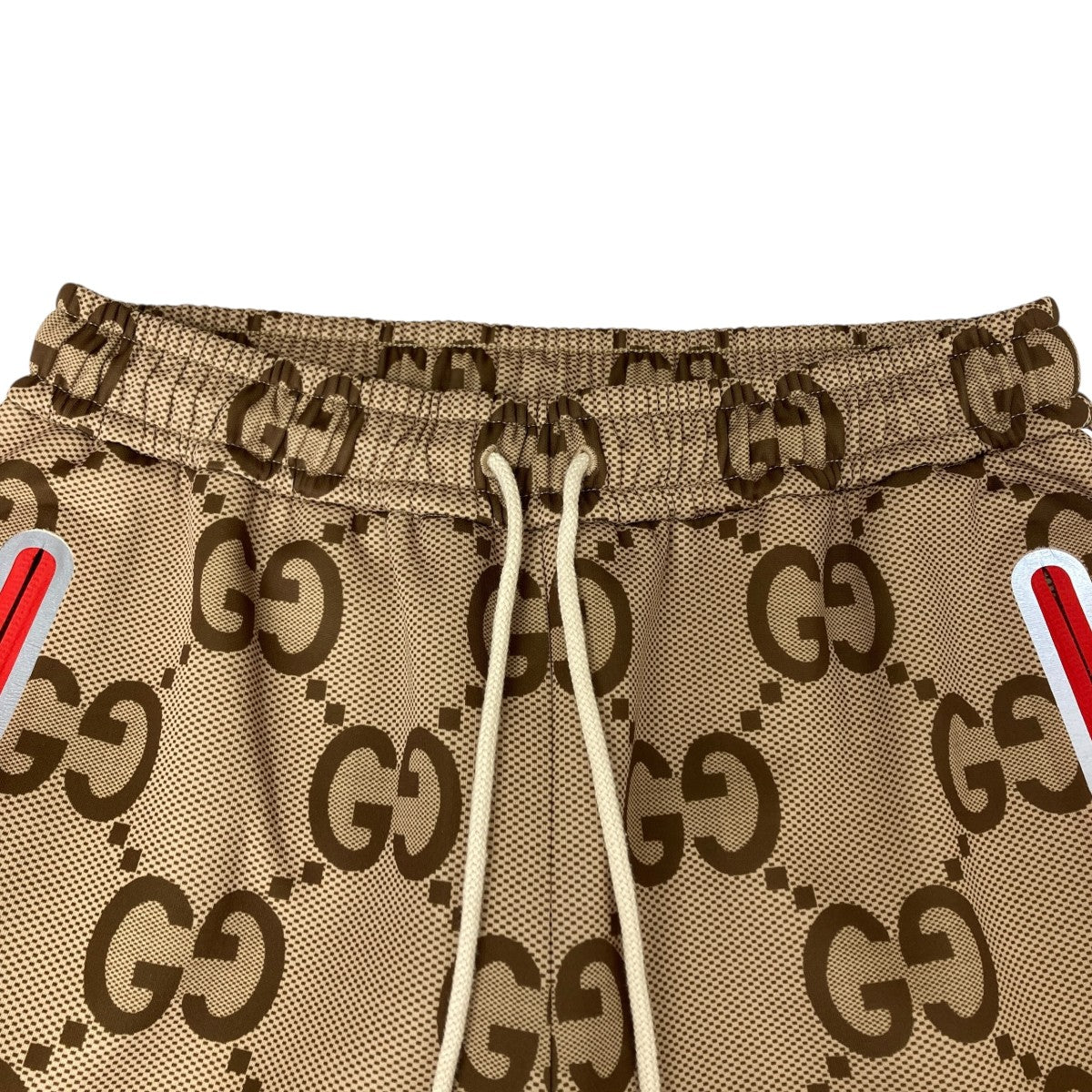 100周年記念 GUCCI グッチ リフレクター トラックパンツ M GUCCI(グッチ) ジャンボGG 100周年記念モノグラム柄トラックパンツ