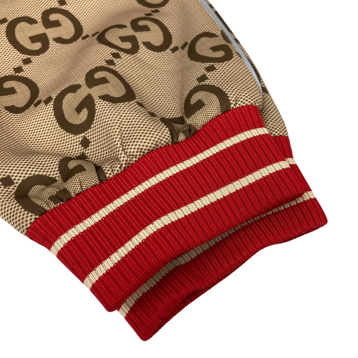 100周年記念 GUCCI グッチ リフレクター トラックパンツ M GUCCI(グッチ) ジャンボGG 100周年記念モノグラム柄トラックパンツ