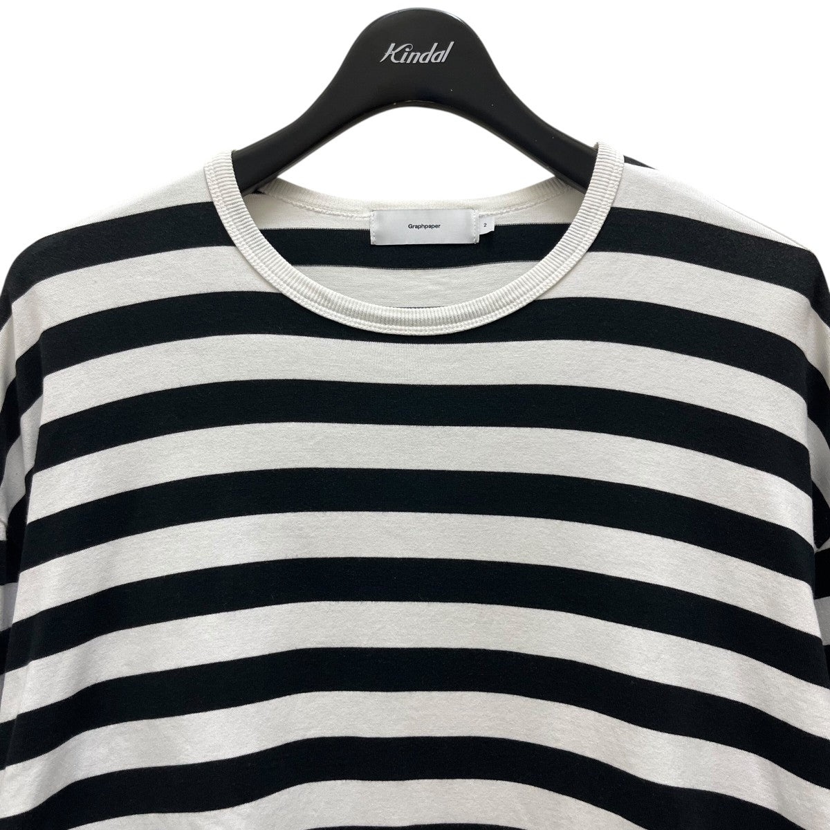 Graphpaper(グラフペーパー) ボーダーTシャツGM191-70036B GM191