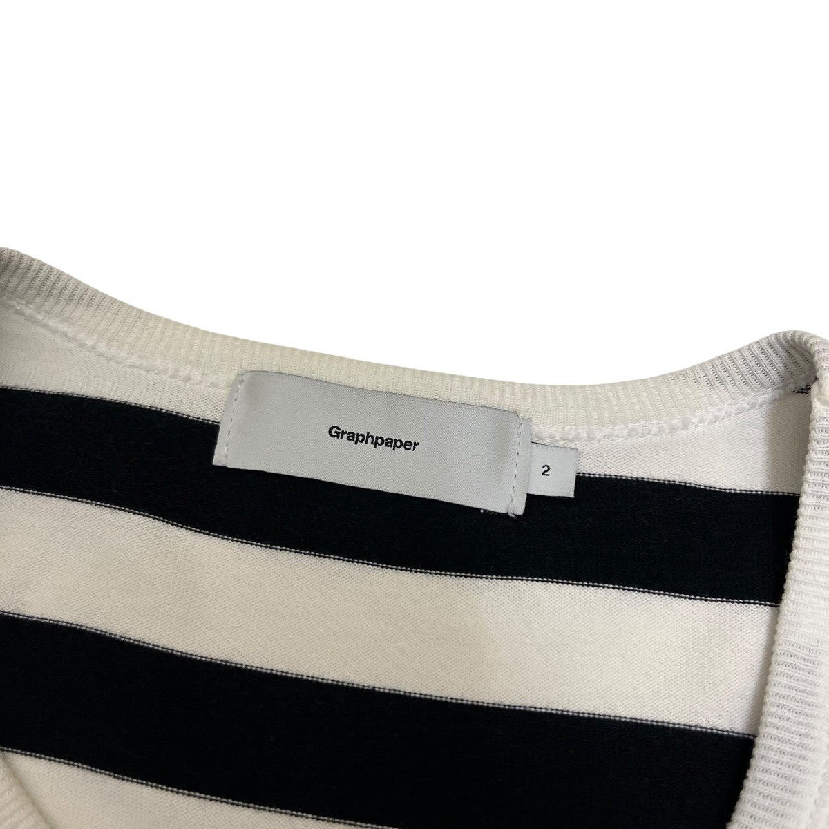 Graphpaper(グラフペーパー) ボーダーTシャツGM191-70036B GM191