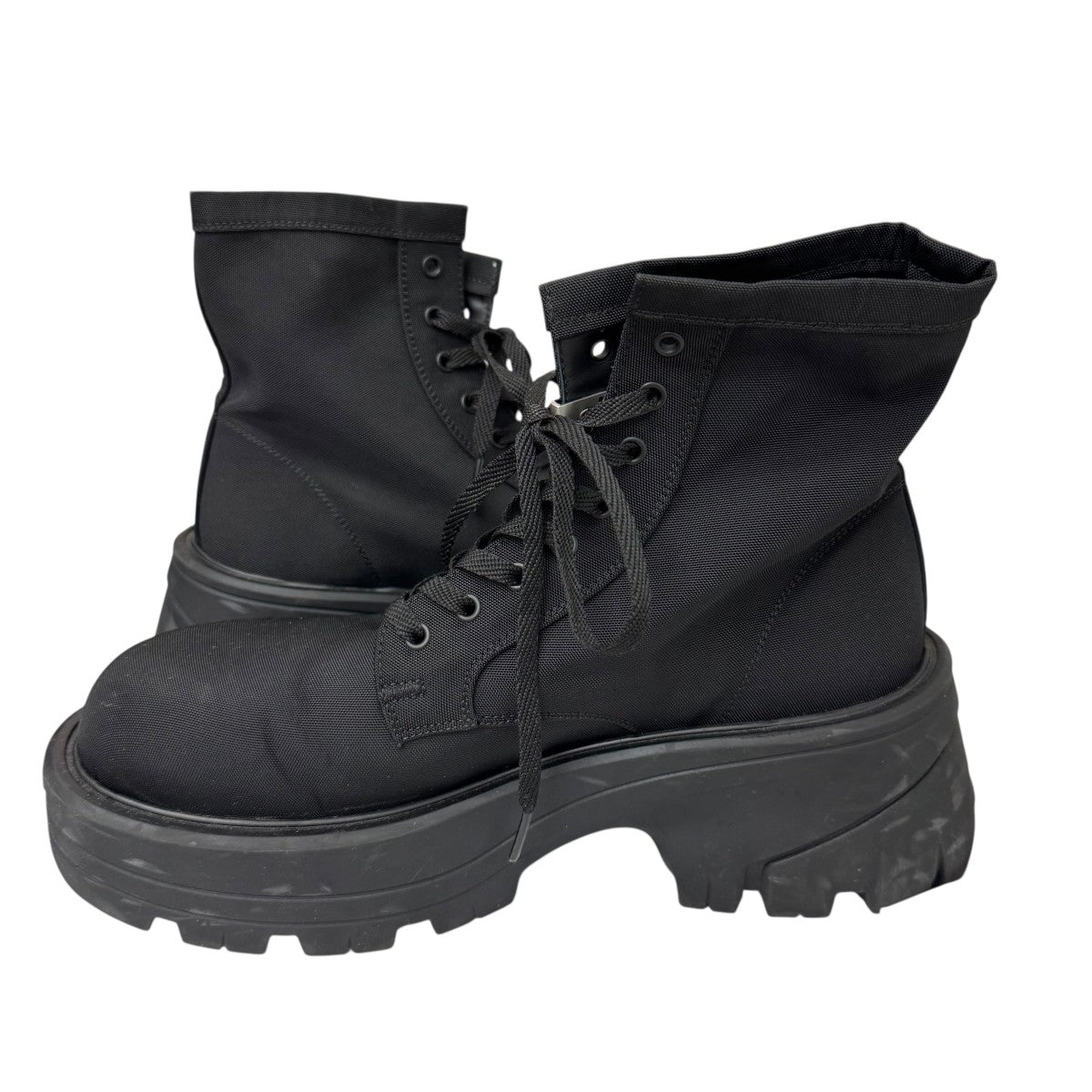 1017 ALYX 9SM(アリクス) レースアップブーツ + ブラック サイズ 43