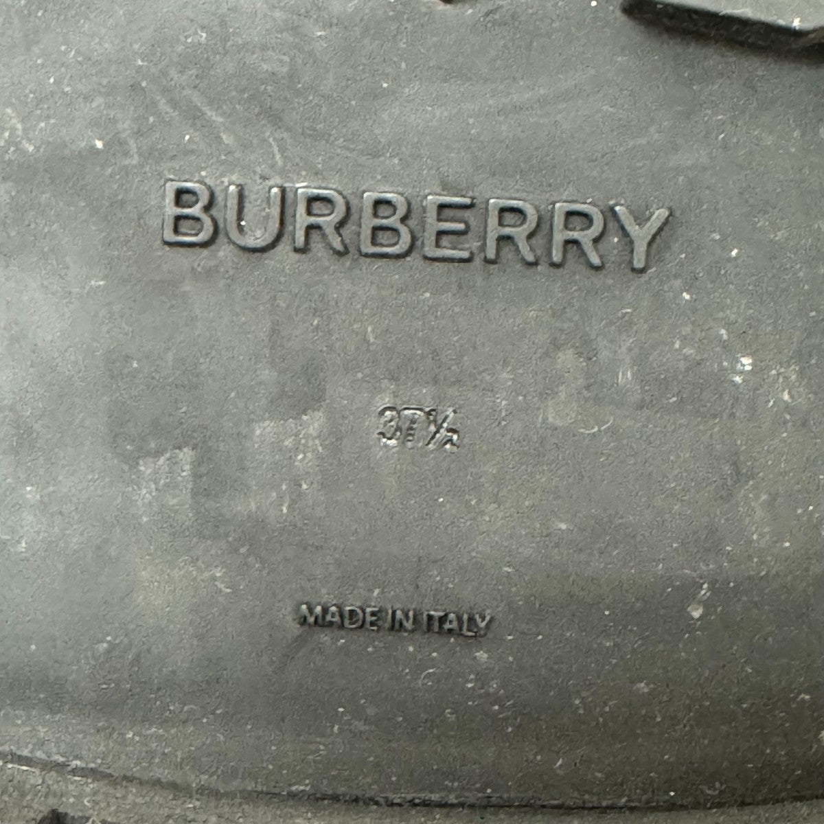 バーバリーローファー37 BURBERRY(バーバリー) ローファー ブラック サイズ 37 1/2