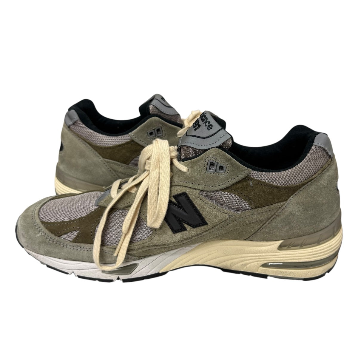 メ9908うーちおまとめ商品 NEW BALANCE×JJJJound ローカットスニーカー M991JJA カーキ