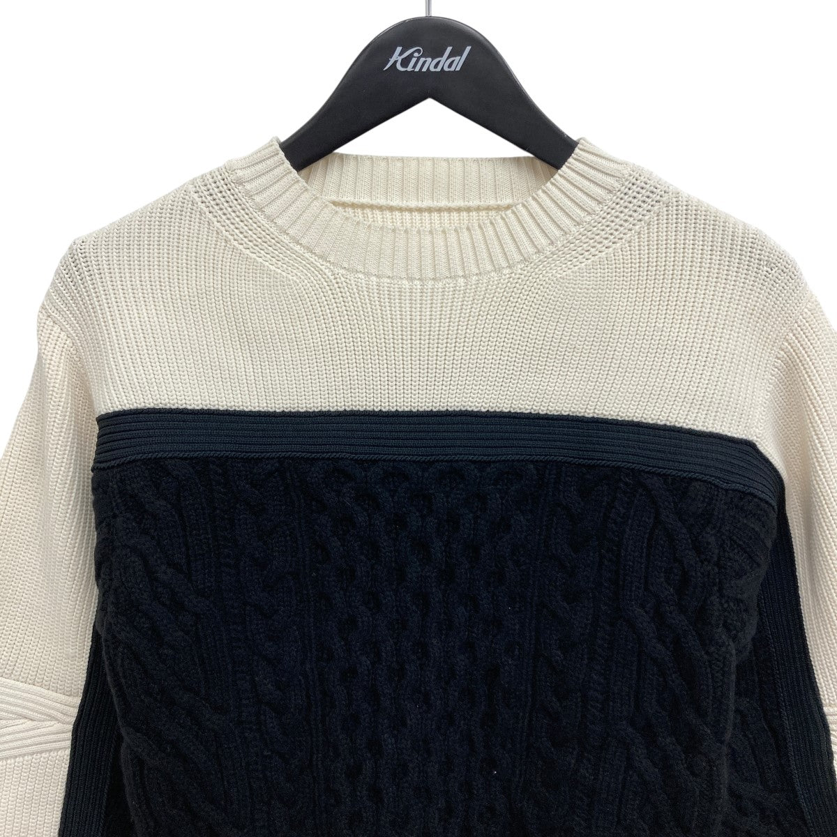 sacai(サカイ) Knit Dress ニットワンピース 24-07629 ブラック