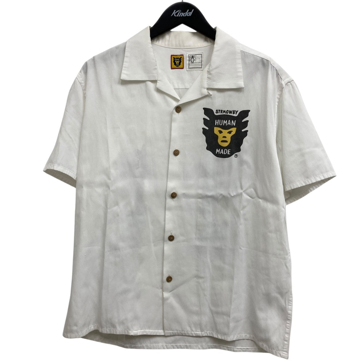 Human Made ワークシャツ 半袖 ホワイト　Ｓサイズ HUMAN MADE×KEITA MARUYAMA 開襟シャツ ホワイト サイズ S
