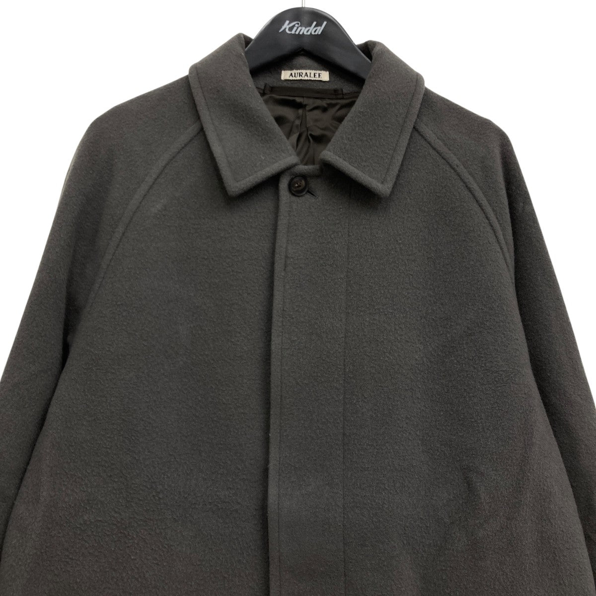 AURALEE(オーラリー) 22AW CASHMERE WOOL MOSSER SOUTIEN COLLAR COAT