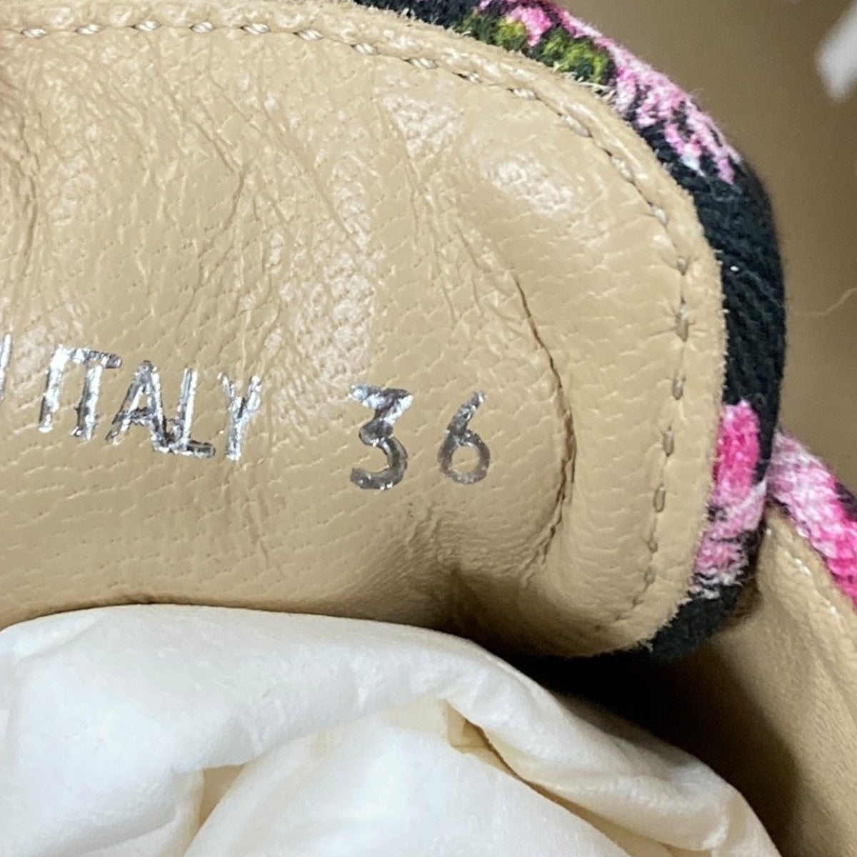 PRADA(プラダ) エスパドリーユシューズ 1E988L ピンク×ブラック