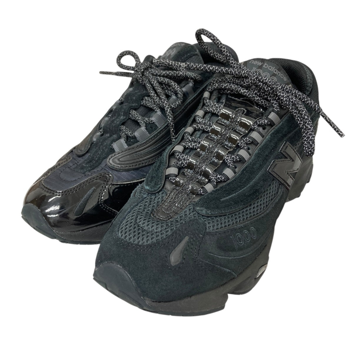 美品⭐️bpr beams x plus レザーシューズ 黒　26cm イギリス製 NEW BALANCE(ニューバランス) BEAMS別注 ローカットスニーカー