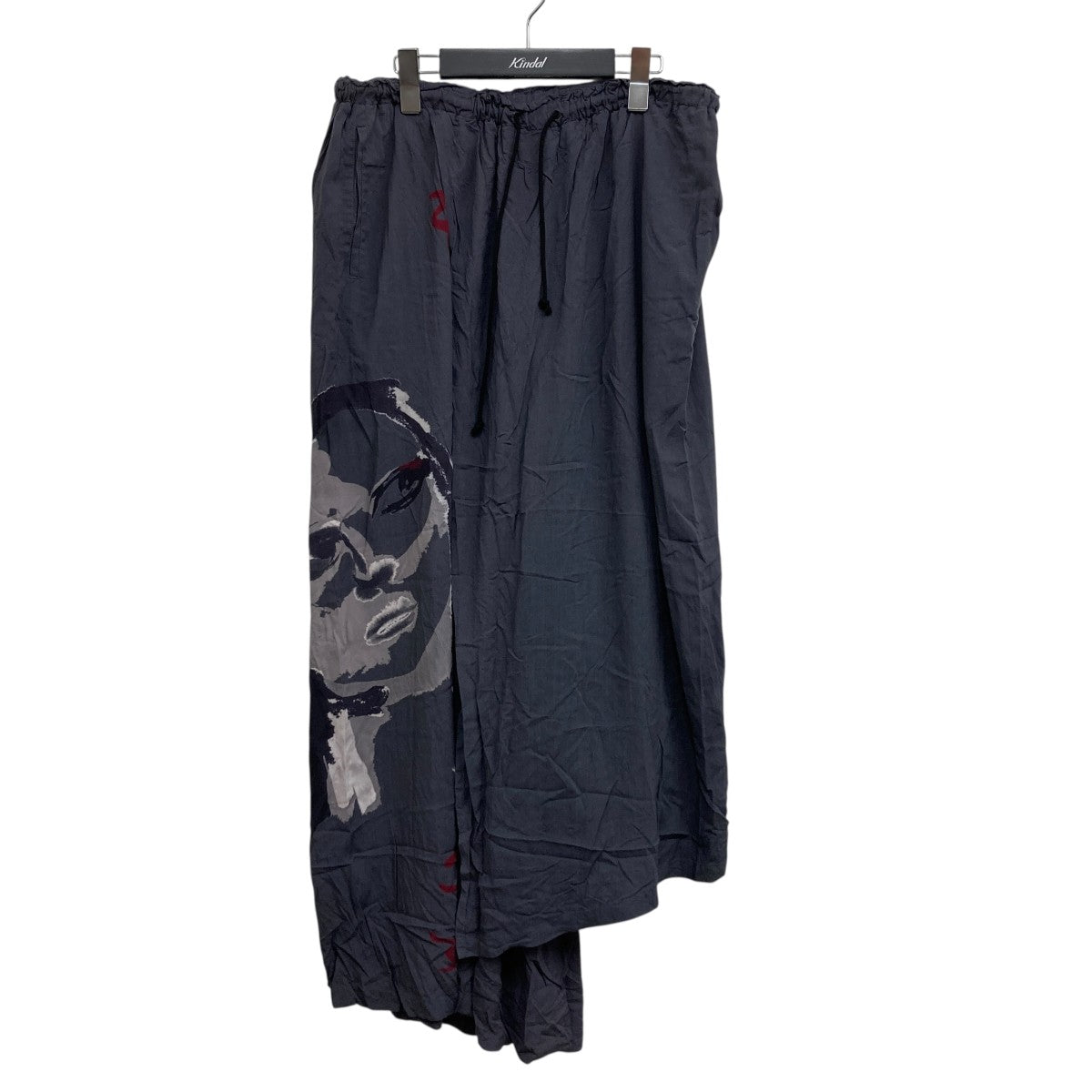 B Yohji Yamamoto アシメントリー ワイドパンツ mf177 yohji yamamoto - pour homme 太タックパンツ / HZ-P21-100