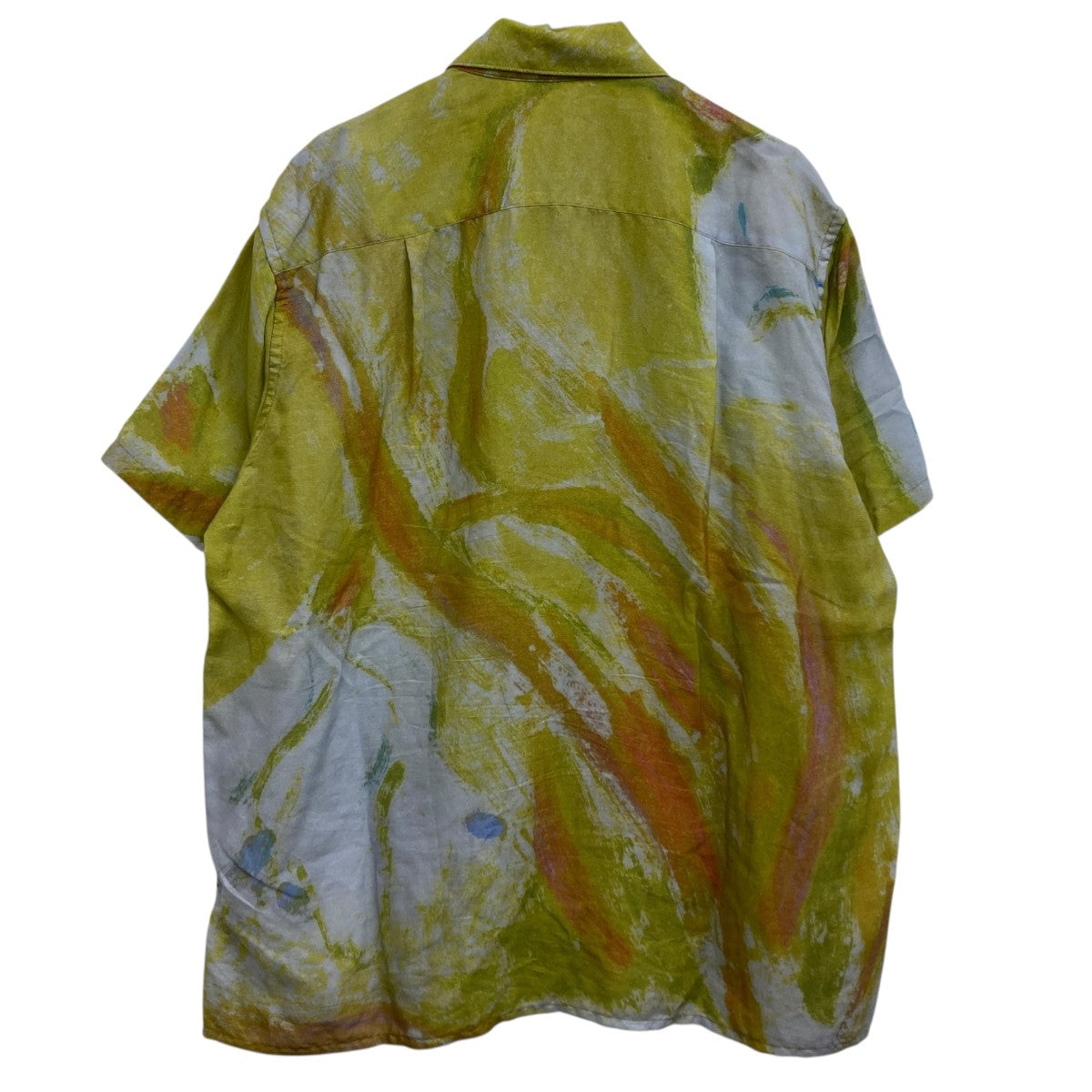 FLOWER PRINTED OPEN COLLAR SHIRT　オープンカラーシャツ