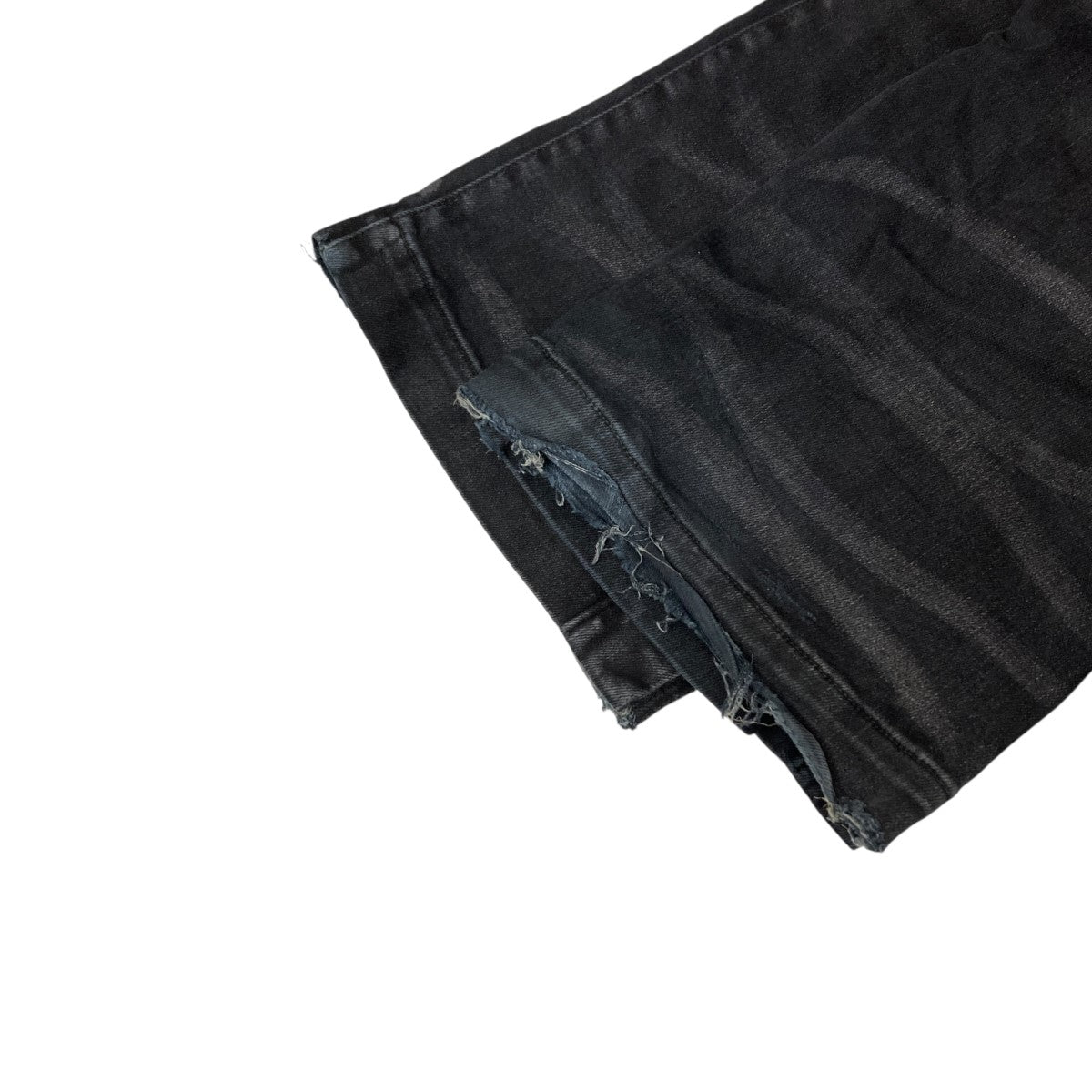 【関税込み】AMIRI ブラック バギー デニム カーゴパンツ 中古・古着通販】AMIRI (アミリ) デニムカーゴパンツ ブラック
