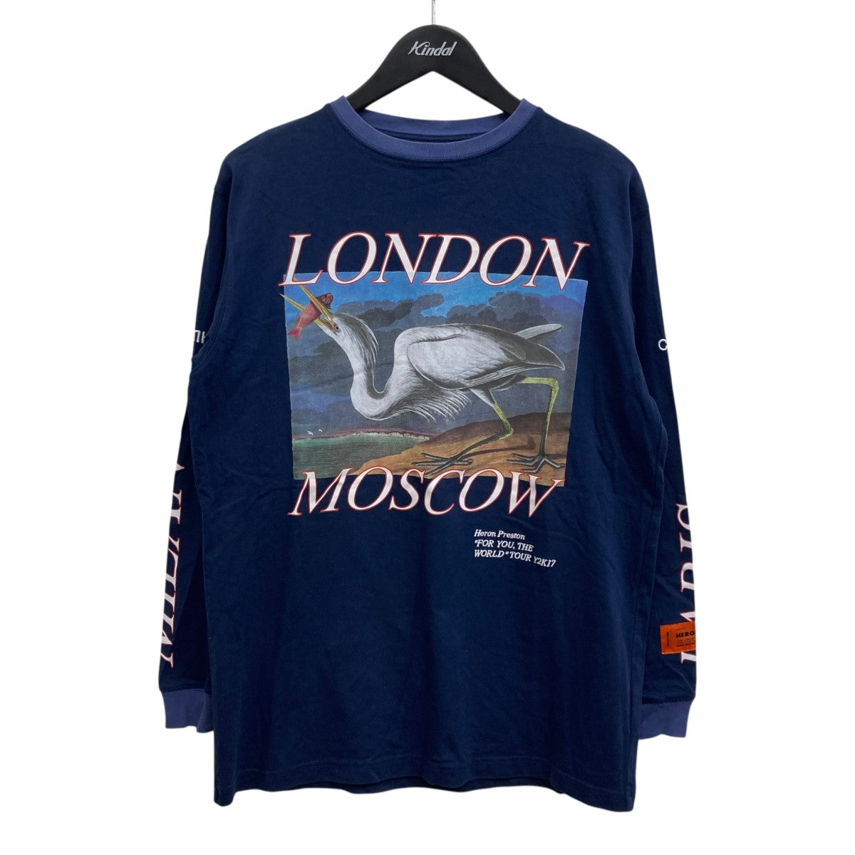 HERON PRESTON ヘロンプレストン　ロングシャツ　size:S HERON PRESTON(ヘロンプレストン) ロングスリーブTシャツ