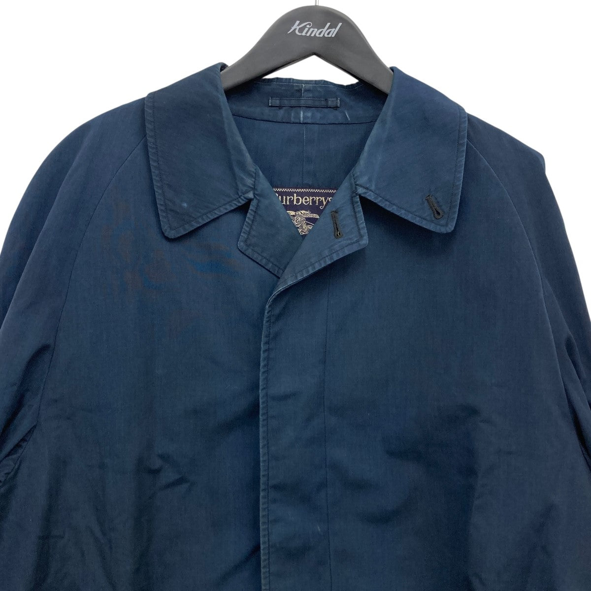 Burberry バーバリー　ステンカラーコート ダークネイビー　一枚袖並 burberry 1枚袖 “ladies belted coat black” イングランド製
