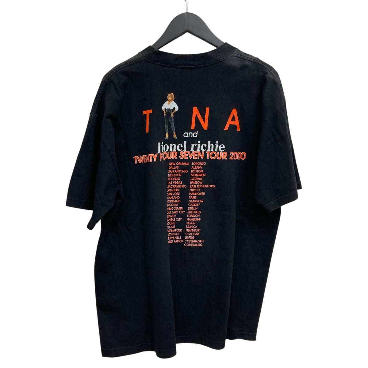 VINTAGE 2000 Tina Turner ＆ Lionel Richie Concert Tee 半袖Tシャツ 古着・中古-2枚目のアイテム画像