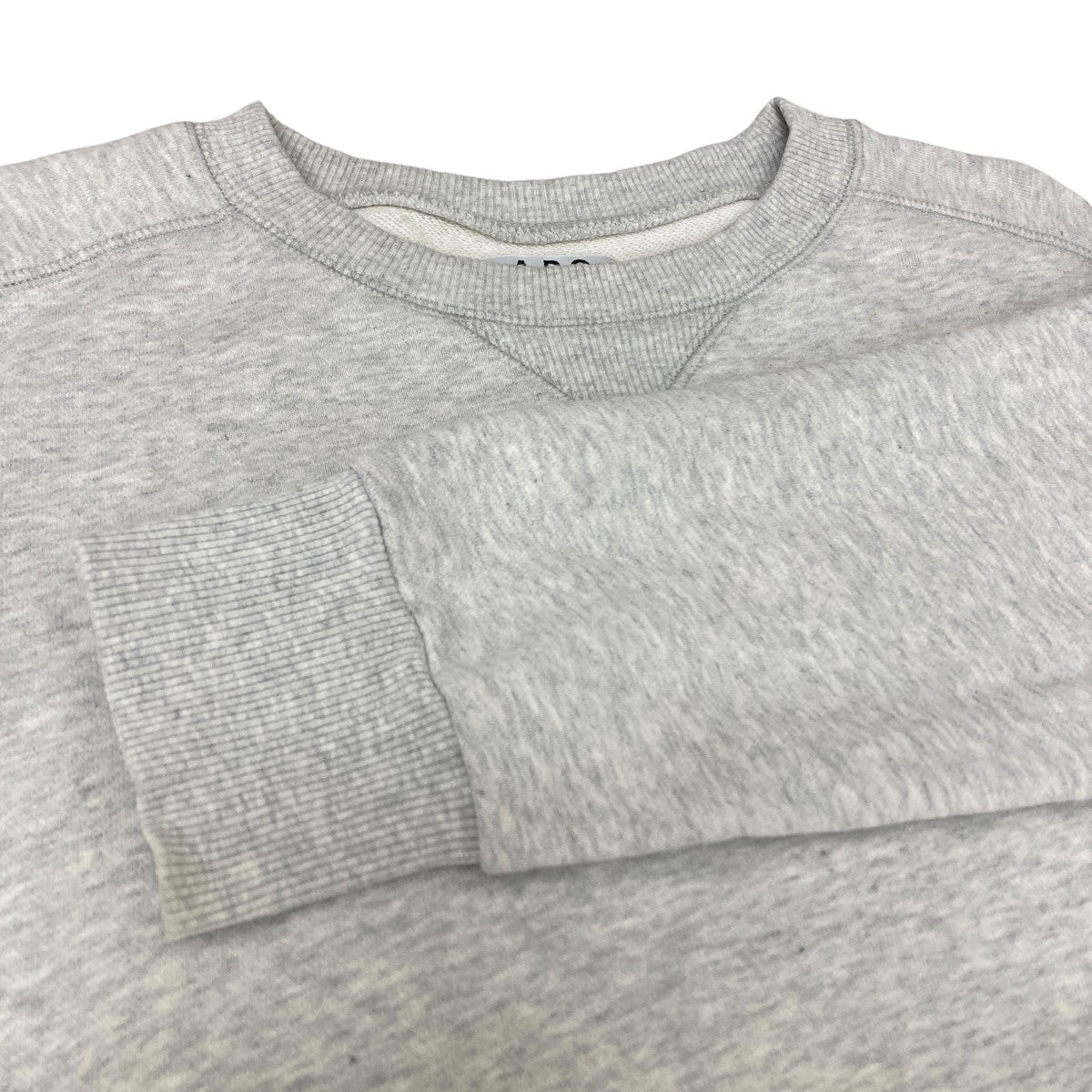 sacai×A．P．C． クルーネックスウェット グレー サイズ XS