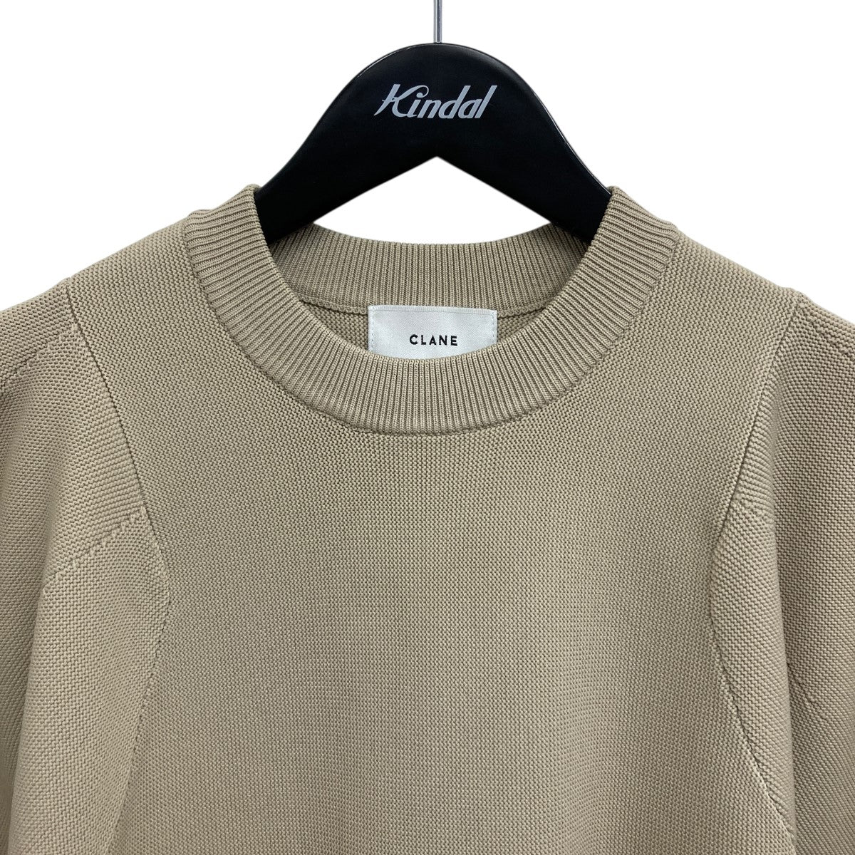 BALLOON SLEEVE GATHER KNIT TOPS ニットワンピース