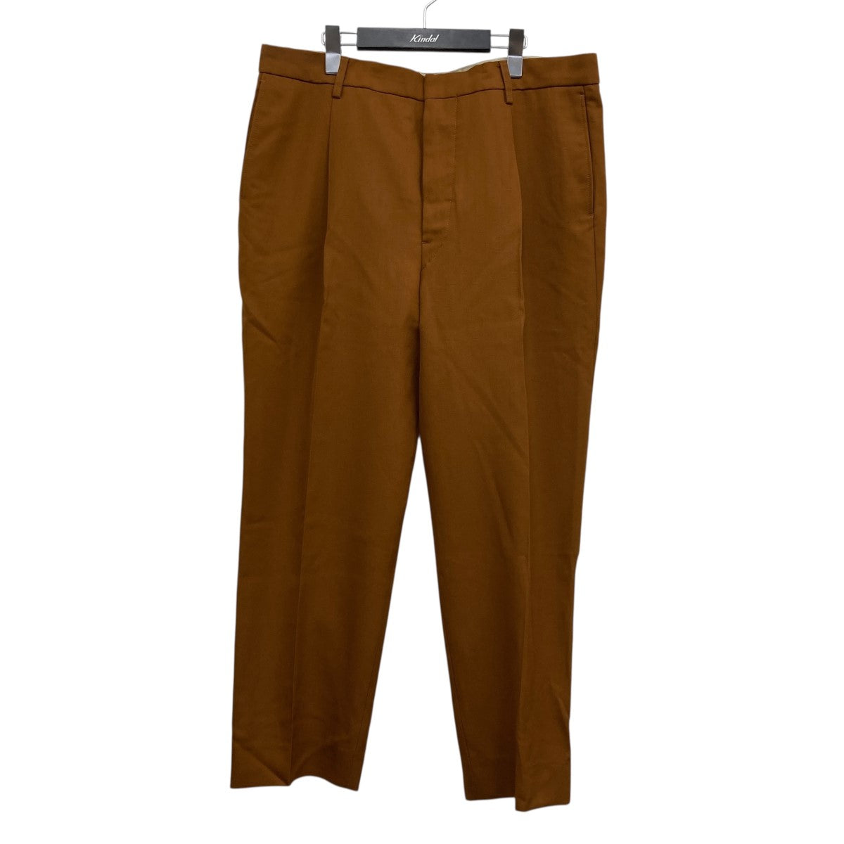 LEMAIRE ルメール　テーパードウールパンツ 46 ルメール LEMAIRE ワイドパンツ 厚手のウールカシミア グレイ