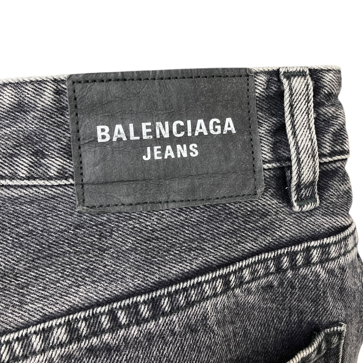 関税込★VIP価格【BALENCIAGA】ローウエスト ストレートパンツ BALENCIAGA(バレンシアガ) 22SSデストロイバギーロークロッチ