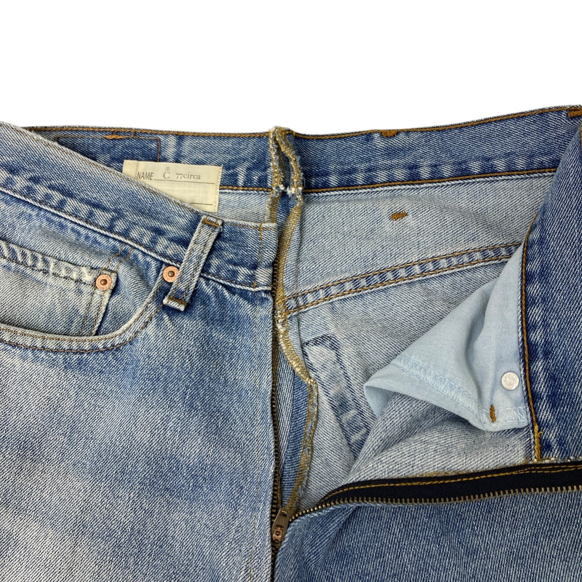 ナナナナサーカ　デニムトップス レディース】circa make separated western denim pants