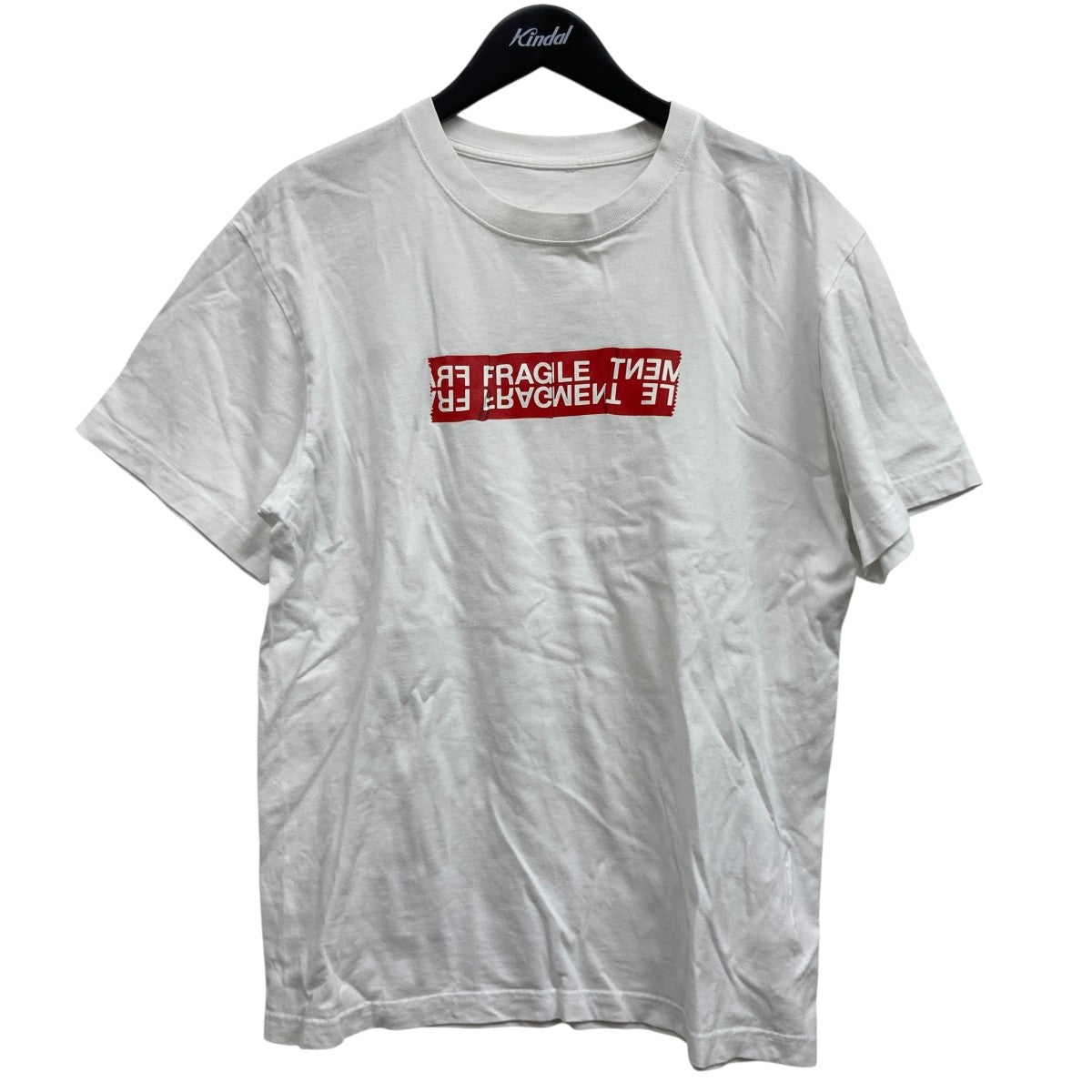 sacai×FRAGMENT DESIGN プリントTシャツ 19-02023M ホワイト