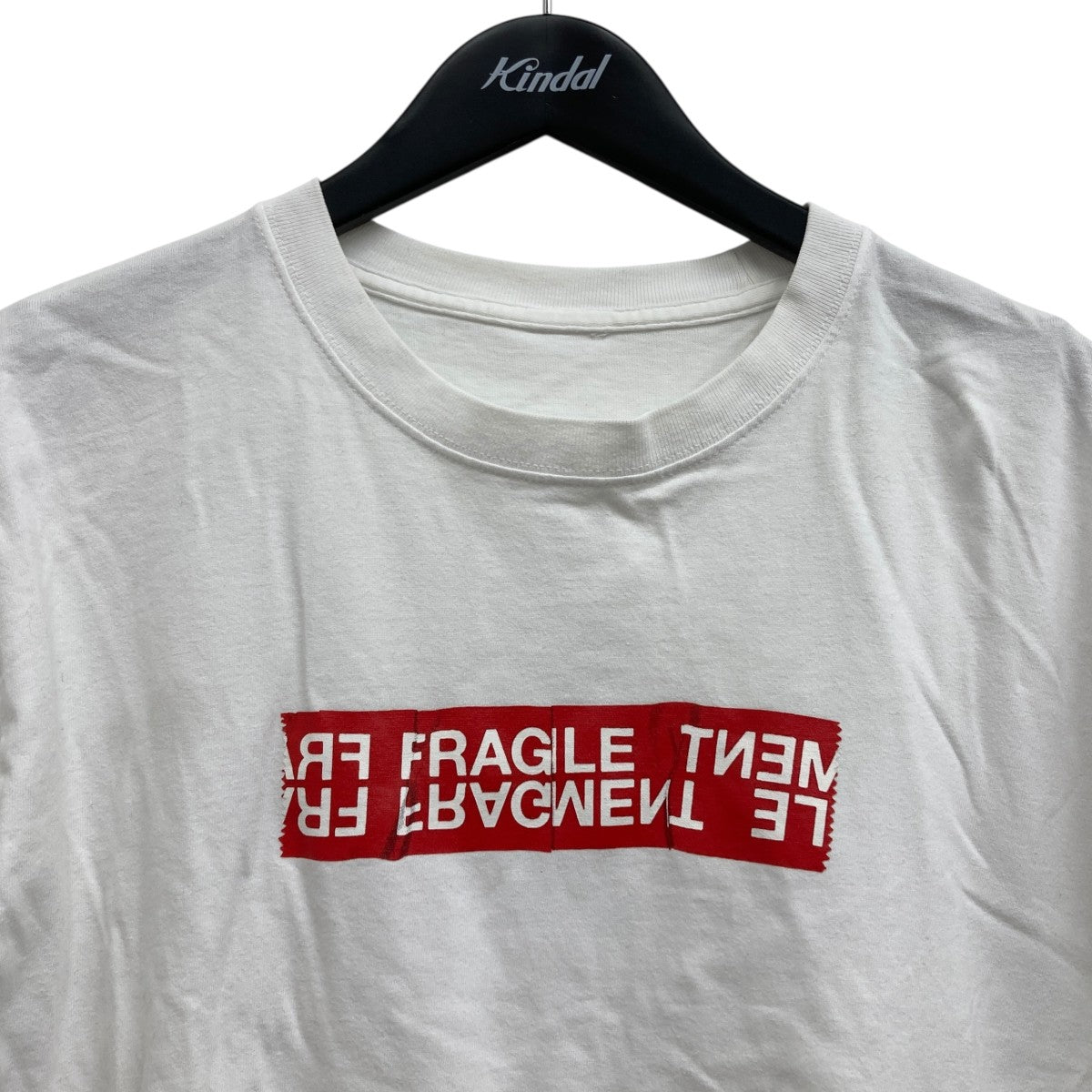 sacai×FRAGMENT DESIGN プリントTシャツ 19-02023M ホワイト