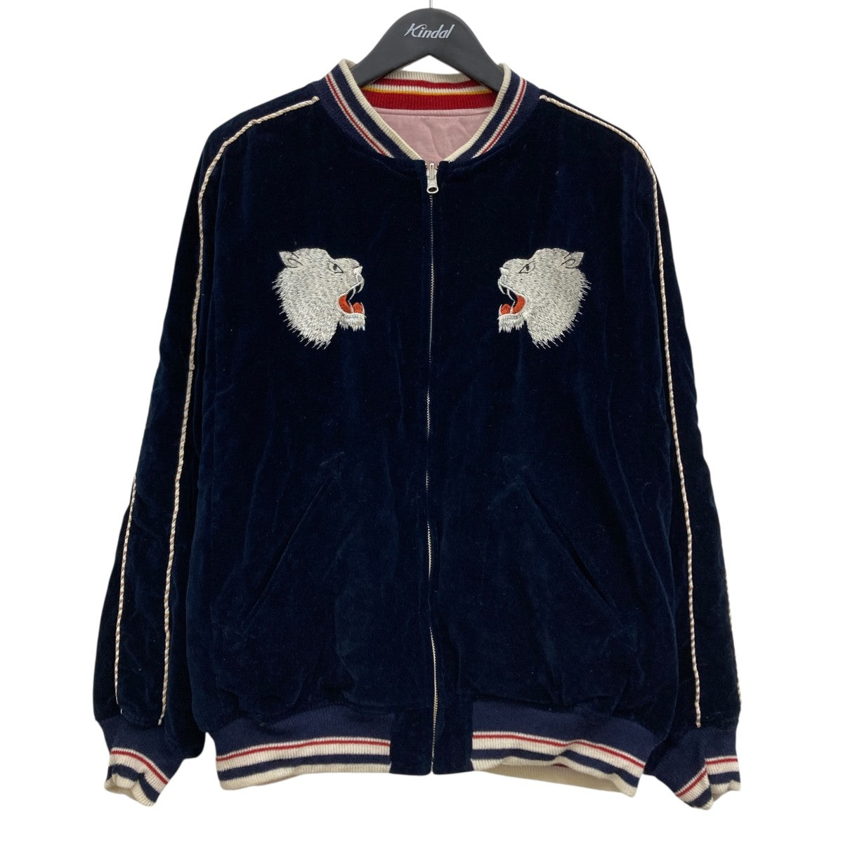 DAIRIKU スカジャン ベロア　22aw DAIRIKU(ダイリク) 24AWPolar Bear Velor Ska Jumper スカジャン