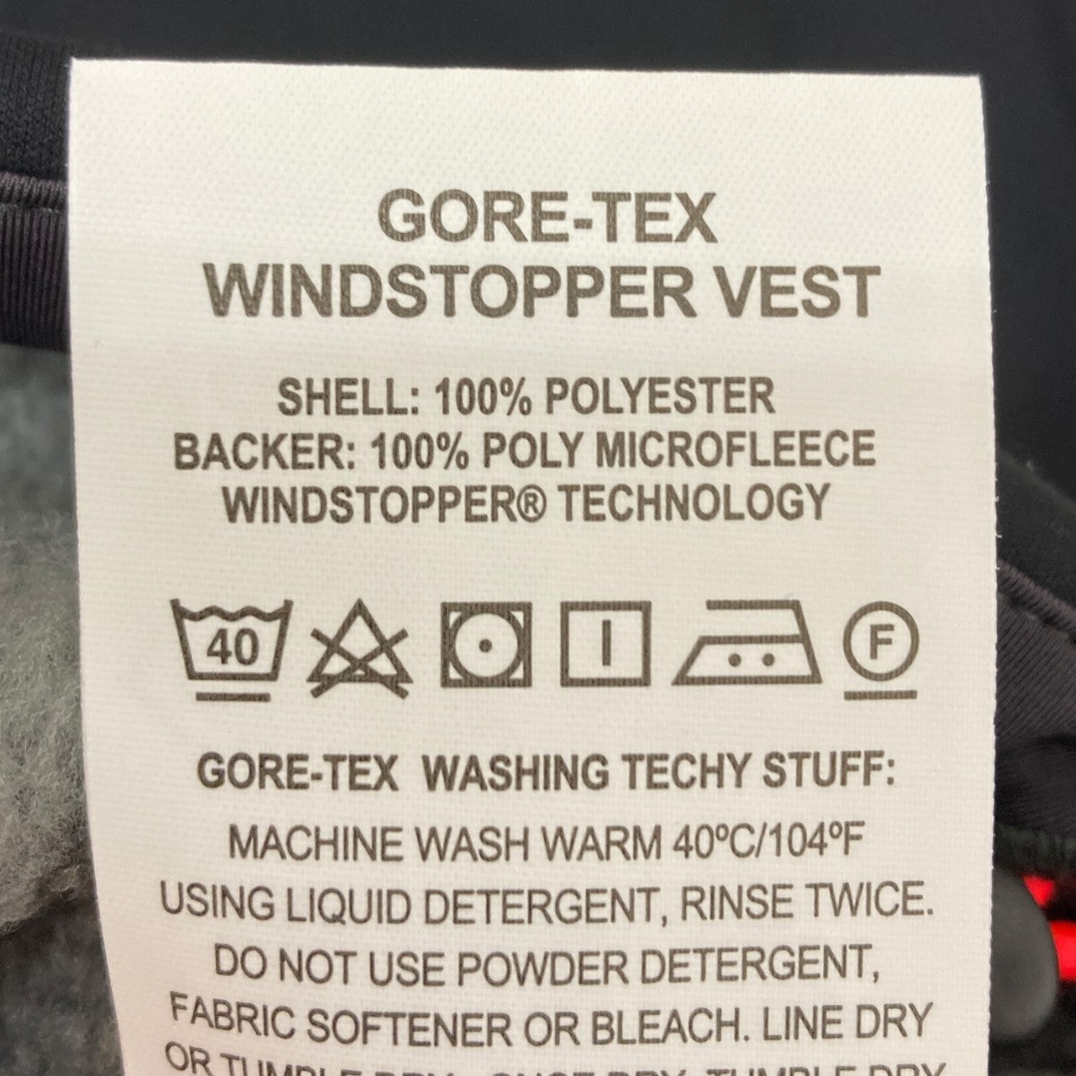 PALACE(パレス) GORE-TEX WINDSTOPPER VEST ブラック サイズ S｜【公式