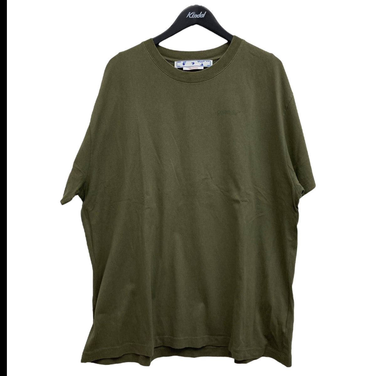 OFFWHITE バイアスロゴTシャツ 古着・中古-1枚目のアイテム画像
