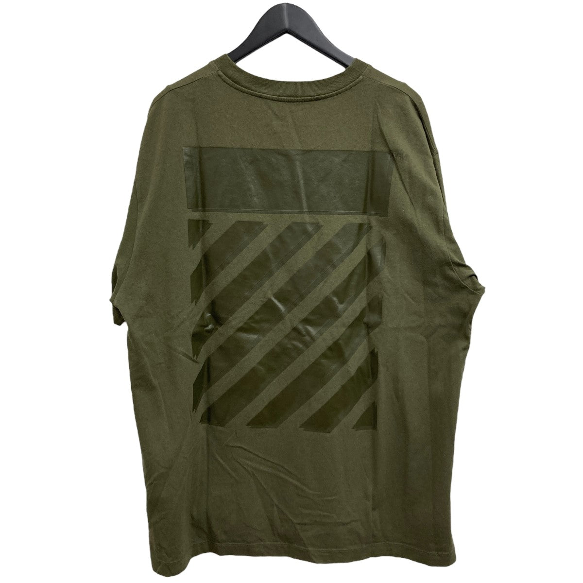 OFFWHITE バイアスロゴTシャツ 古着・中古-2枚目のアイテム画像