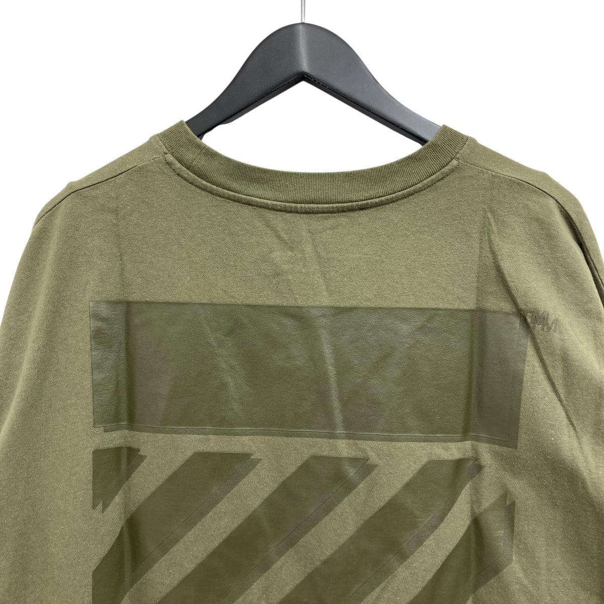 OFFWHITE バイアスロゴTシャツ 古着・中古-4枚目のアイテム画像