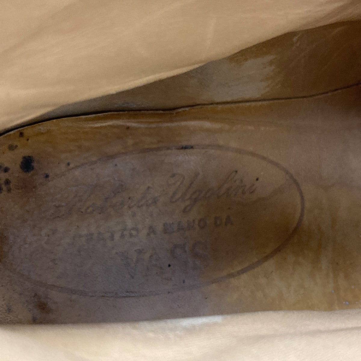 VASS×Roberto Ugolini デザートブーツ 古着・中古-7枚目のアイテム画像