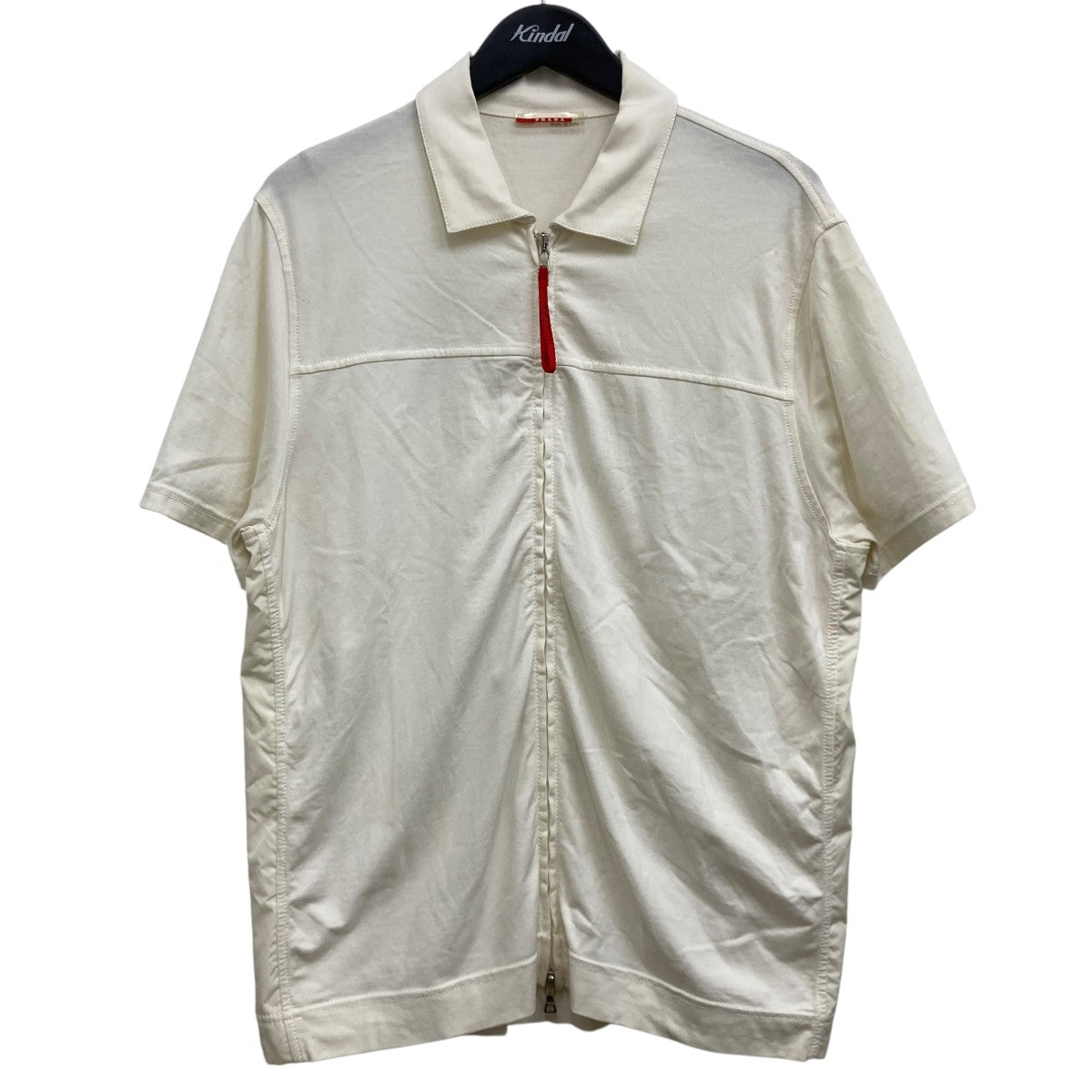 PRADA プラダ プラダスポーツ 半袖 サイズS PRADA SPORTS(プラダスポーツ) 90'S ZIP-UP SHIRT半袖シャツ