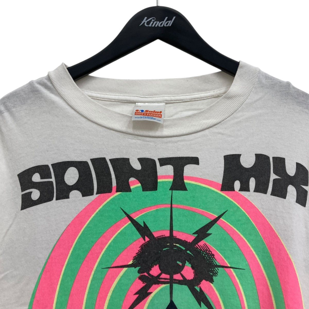 SAINT MICHAEL セントマイケルホワイト Tシャツ XL SAINT MICHAEL DS-SS TEE/WHITE QN XLサイズ ホワイト SM-S23