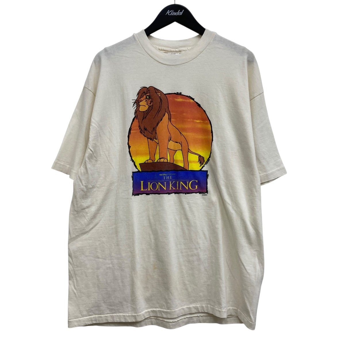 VINTAGE ライオンキングtシャツ 古着・中古-1枚目のアイテム画像