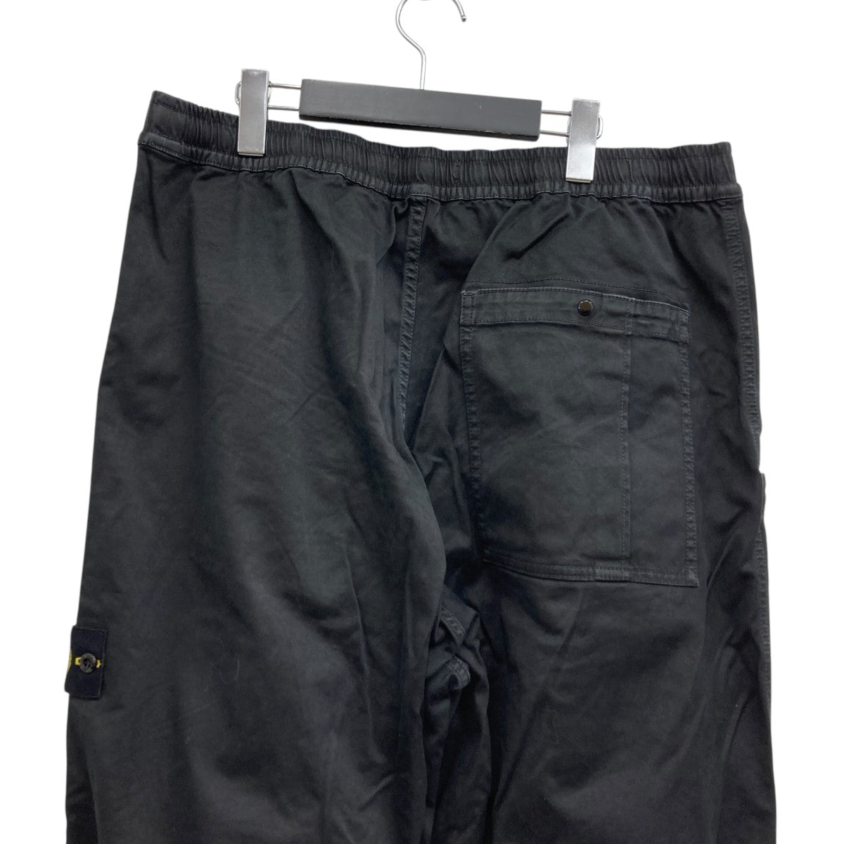 STONE ISLAND ストーンアイランド　カーゴパンツ　W36 黒 STONE ISLAND ストーンアイランドカーゴパンツW36 黒