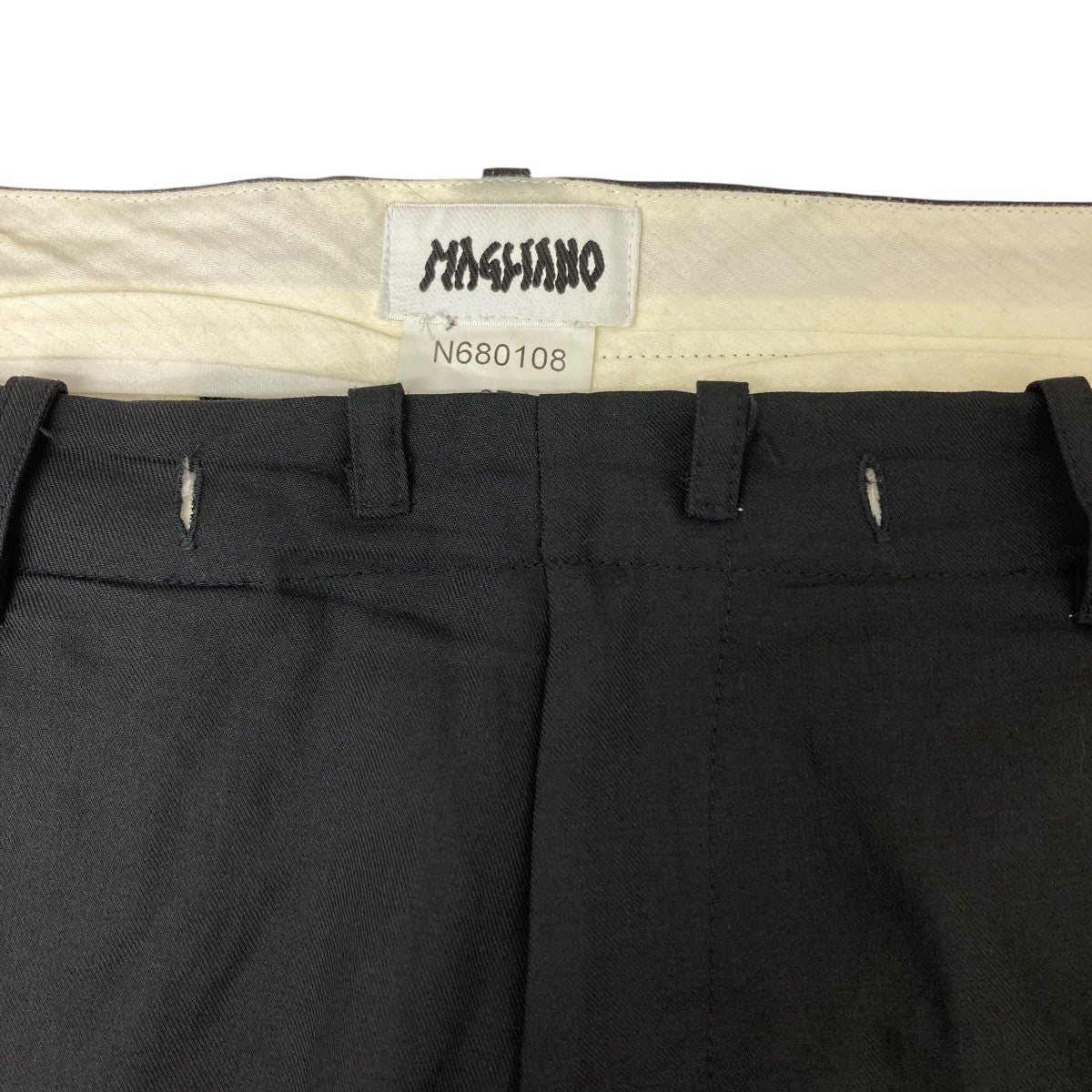 MAGLIANO(マリアーノ) パールボタン スラックス ブラック MAGLIANO(マリアーノ) パールボタン スラックス ブラック