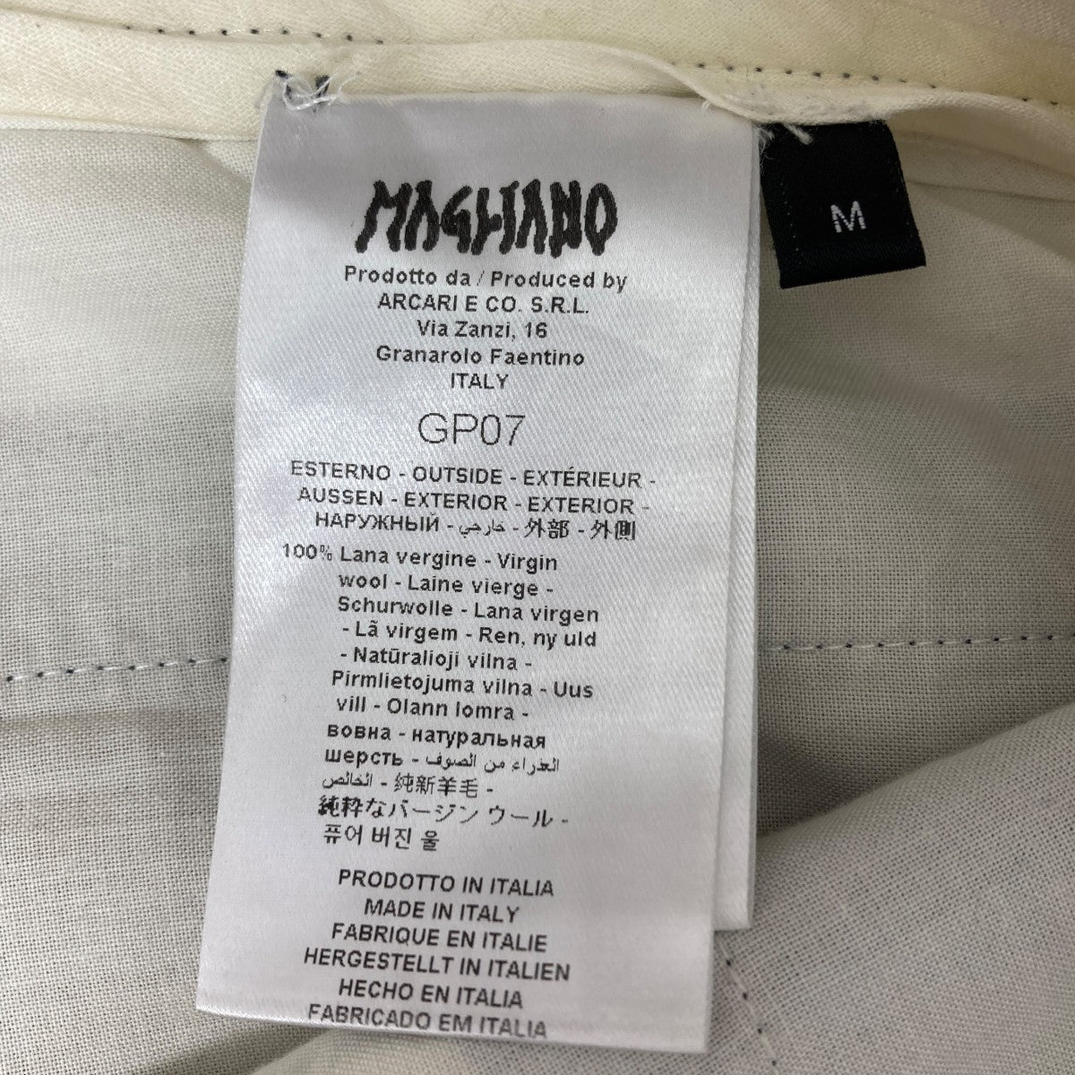MAGLIANO(マリアーノ) パールボタン スラックス ブラック MAGLIANO(マリアーノ) パールボタン スラックス ブラック