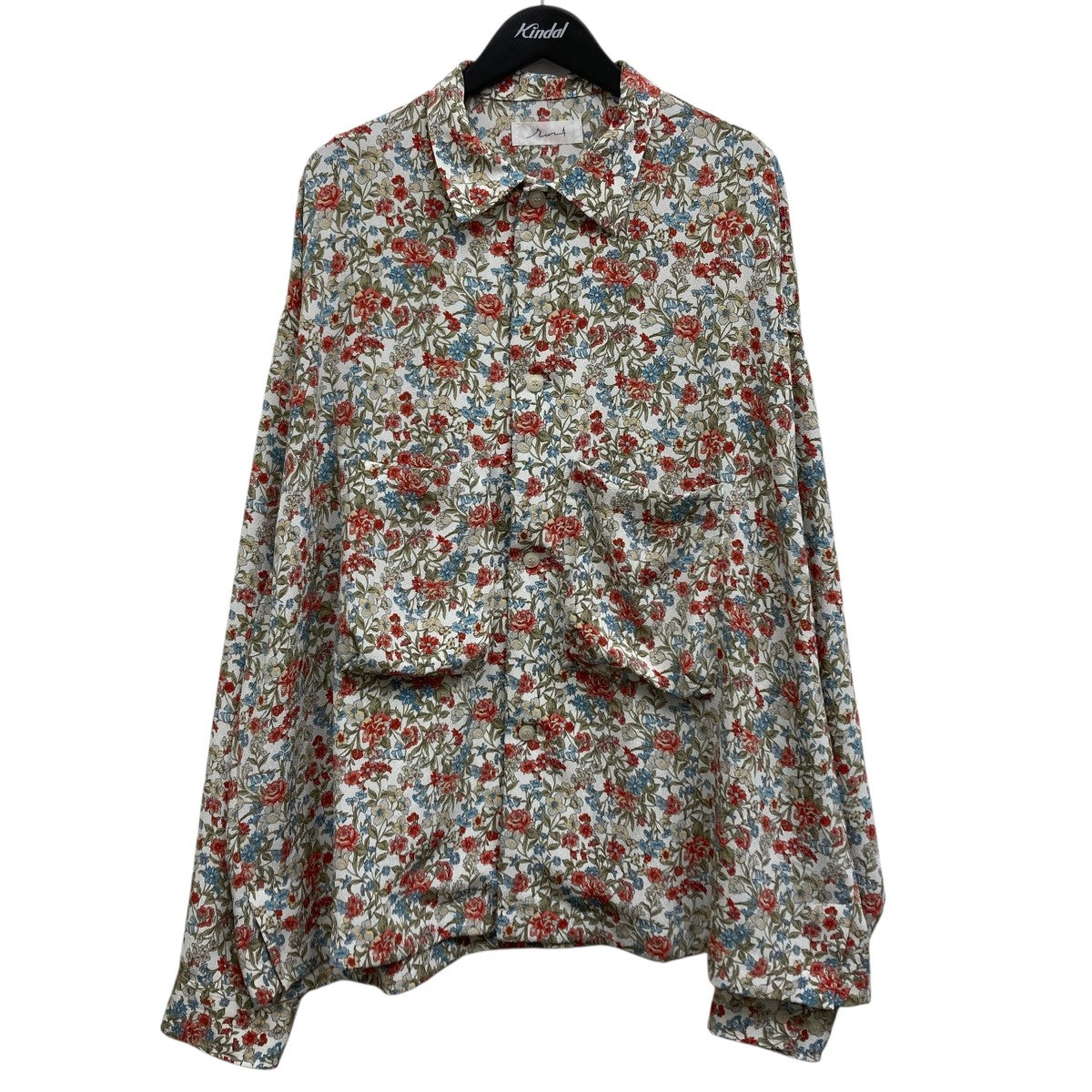 rin onffo GARA SHIRT花柄シャツ 古着・中古-1枚目のアイテム画像