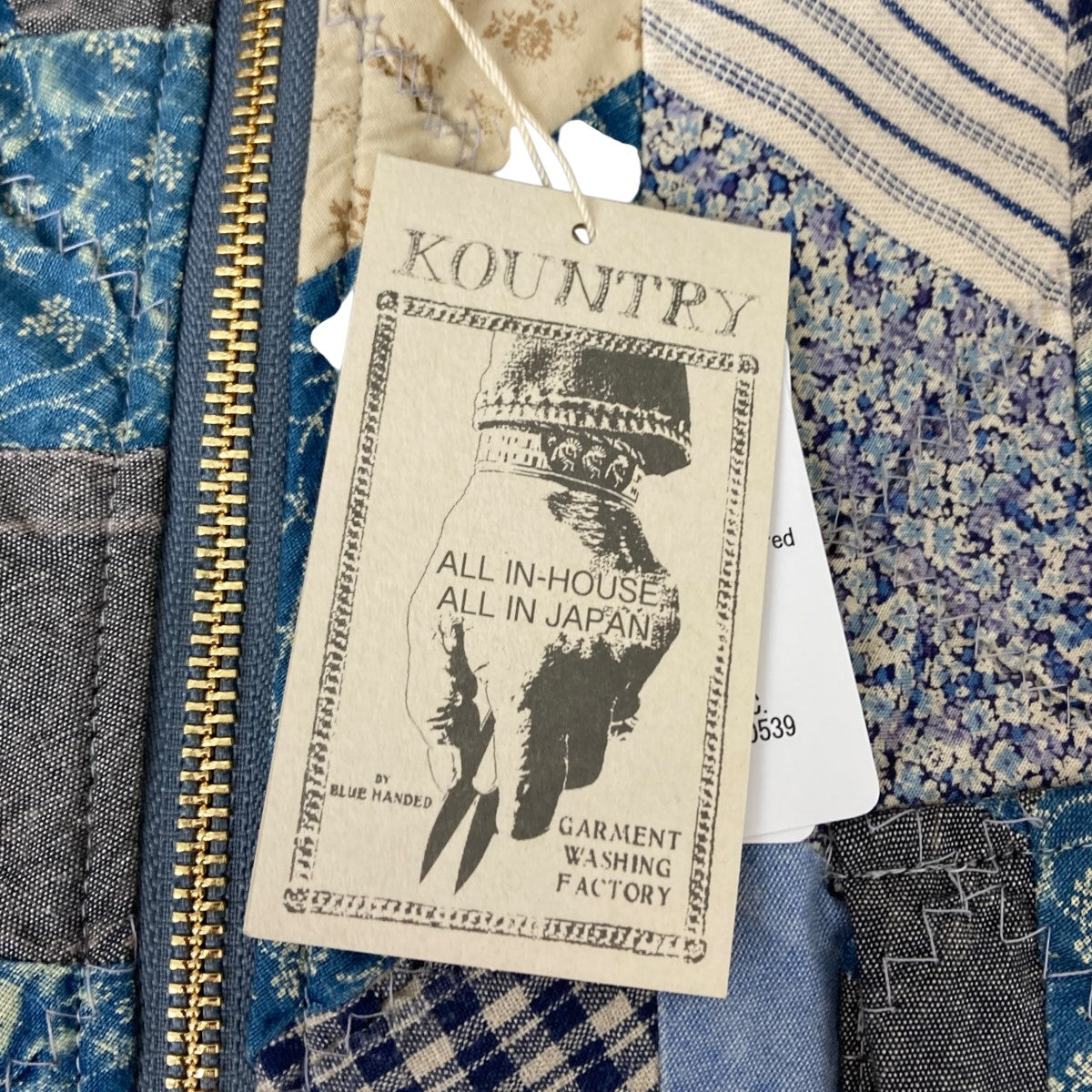 KAPITAL キャピタル 転写 パッチワーク プルオーバー シャツ KAPITAL(キャピタル) /シャンブレー 2TONE BONE パッチ