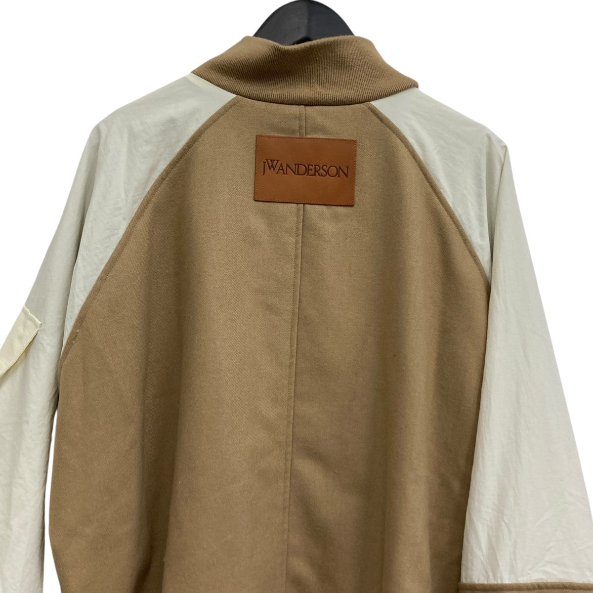 JW ANDERSON ジップアップウールフーディ ベージュ JW ANDERSON ジップアップウールフーディ ベージュ