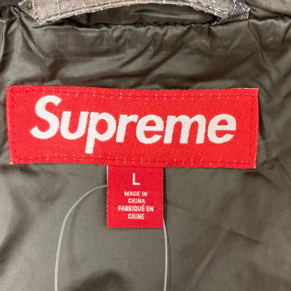 Supreme(シュプリーム) 総柄アノラックパーカー ブラック サイズ