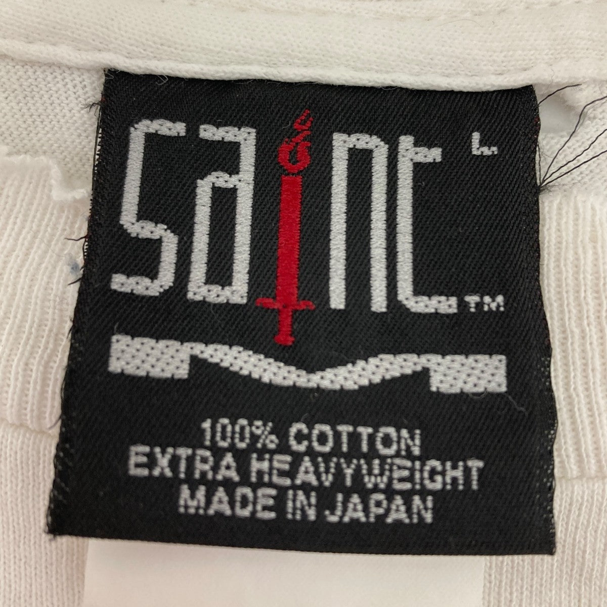 SAINT MICHAEL(セントマイケル) SS TEE SAINT YOURSELF ダメージ