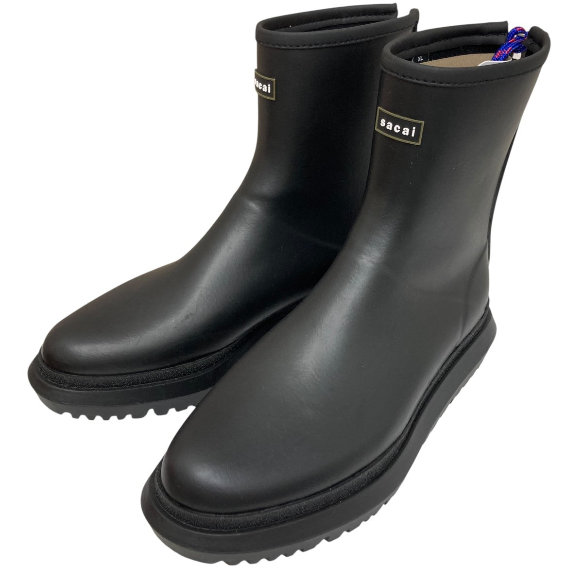 sacai(サカイ) 25SSレインブーツ 25-01013S ブラック サイズ XL