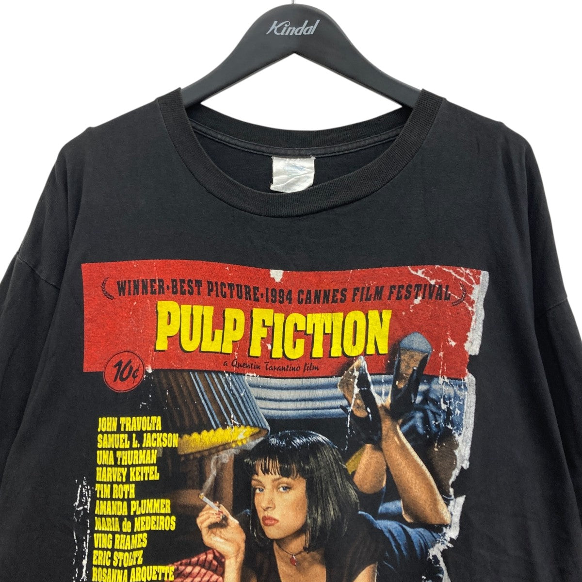 パルプ・フィクション　ラグランTシャツ　ムービーT　グレー　Lサイズ　古着 楽天市場】パルプフィクション ロンT 長袖 Tシャツ PULP FICTION