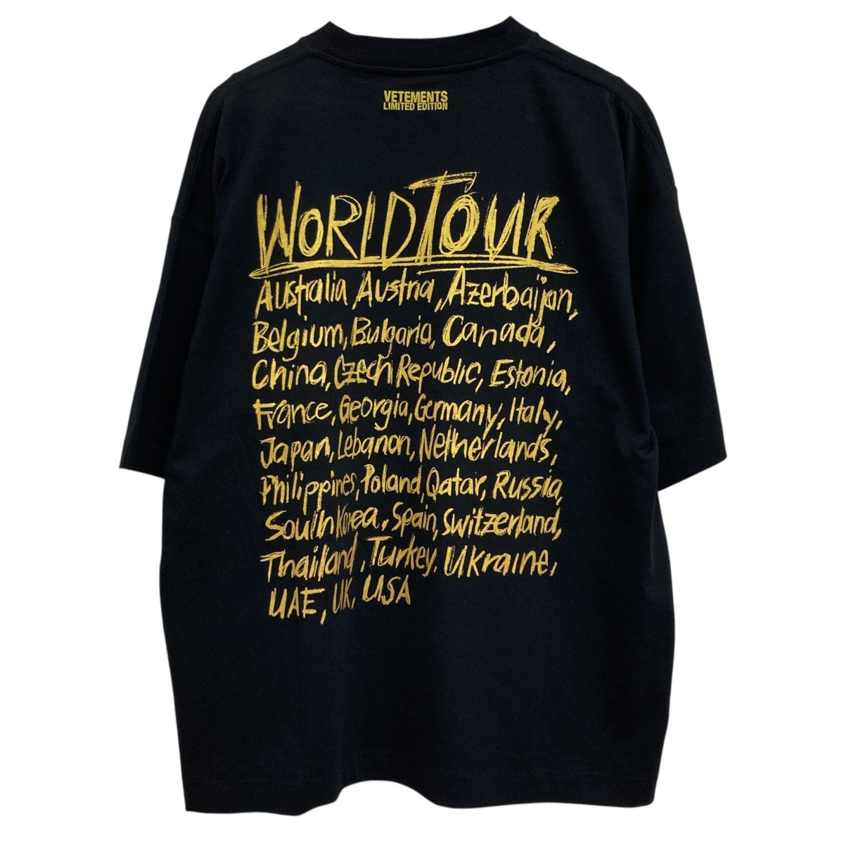 VETEMENTS(ヴェトモン) 20SSLogo Teeロゴプリントバーコード